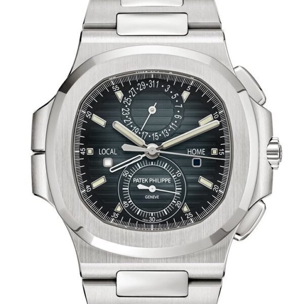 Nautilus 5990/1A-011 Travel Time Chronograph Dual Time 40.5mm